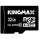 KINGMAX microSDHCカード ハイスピード class10 32GB SDHC変換アダプタ付 永久保証 KM-MCSDHC10X32G