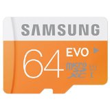 microSDカード 64GB SAMSUNG EVO Class10 UHS-I対応 (最大転送速度48MB/s) 10年保証 MB-MP64D/FFP 【日本サムスン正規品】