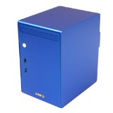 LIAN LI  Mini-ITXケース ブルー PC-Q02Lite-BU