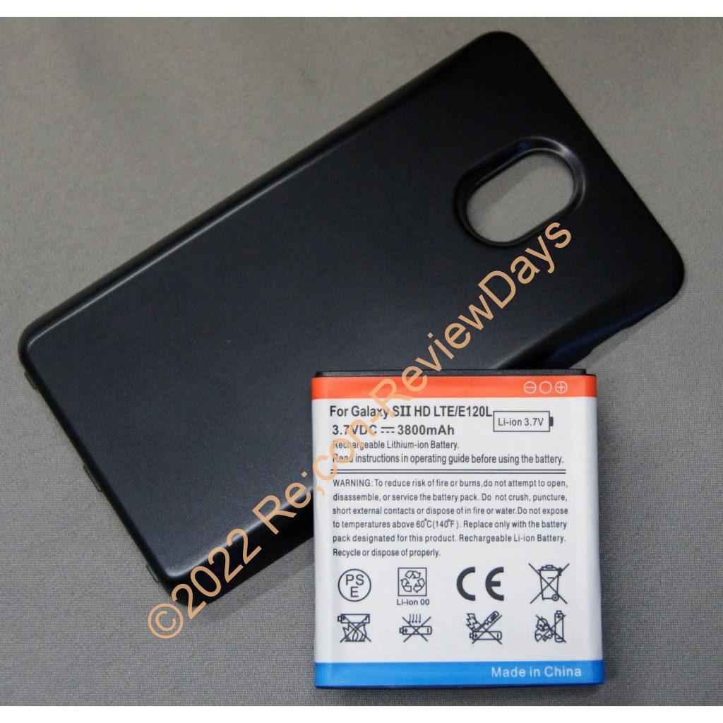 Galaxy S II WiMAX (ISW11SC)用の大容量バッテリー 適当なレビュー