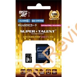 UHS-1に対応する128GBのMicroSDXCカードが特価3,588円、送料無料で販売中 #NTTX #SUPERTALENT #microSD