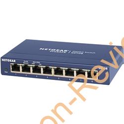 NETGEAR製Gigabit Ethernet対応の8ポートLANハブ「GS108-400JPS-R」が1,980円、送料無料で販売中