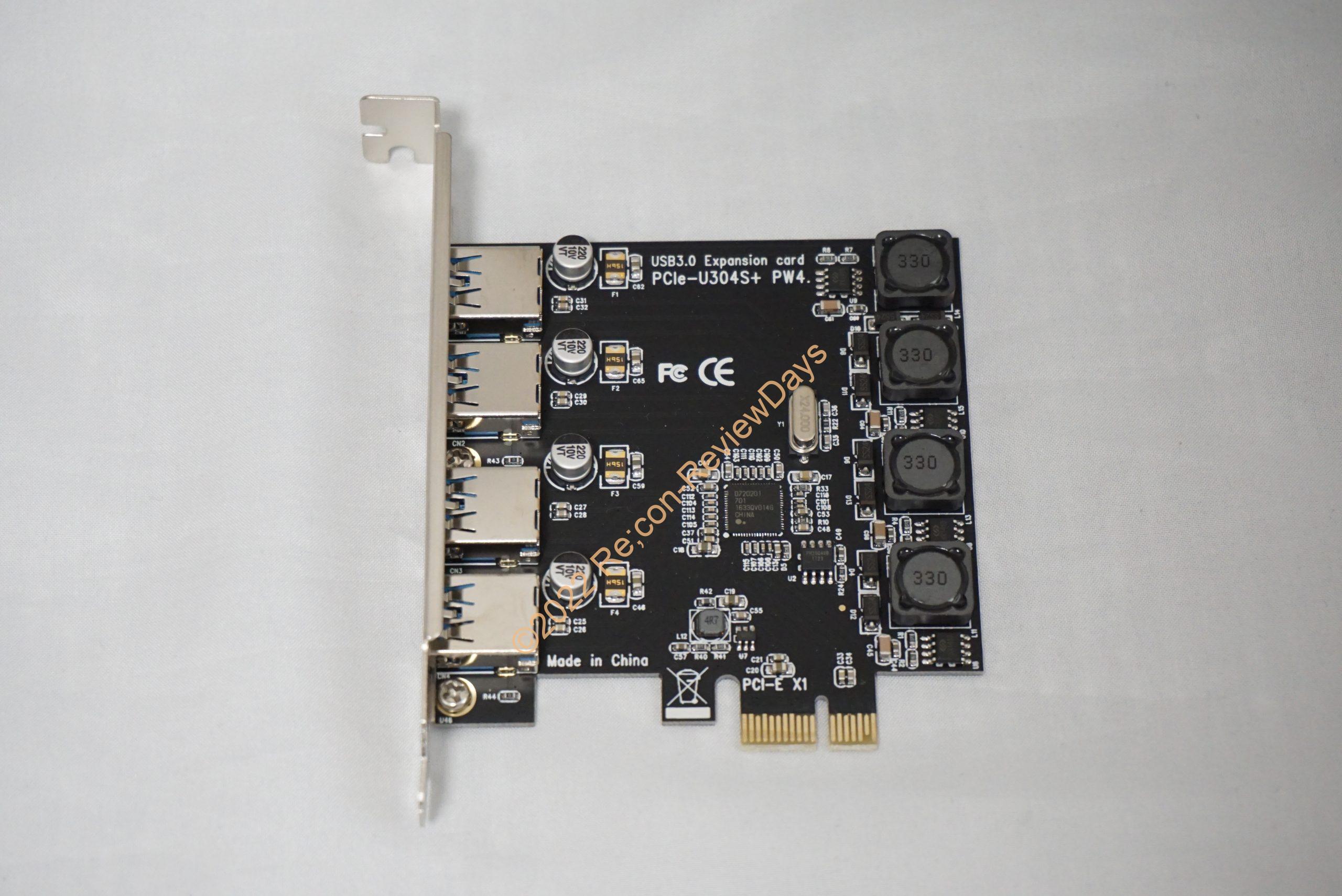 Amazonで特価で販売されていたPCIe×1接続のUSB 3.0×4ポート増設カード「IDEAPRO KI-1」を試す #USB3 #自作PC