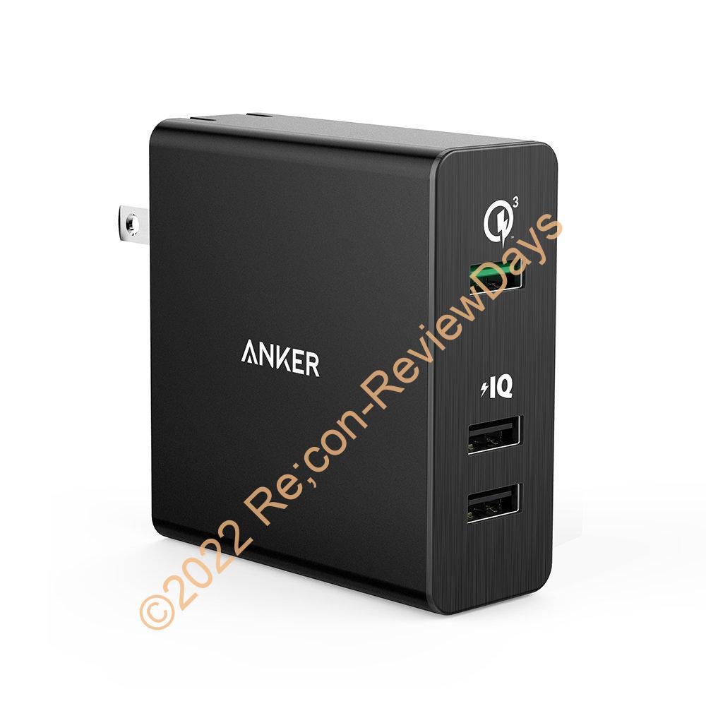 QC3.0対応のAnker製3ポート急速充電器「A2032111」がタイムセール特価1,999円、送料無料で販売中 #Amazon #QuickCharge