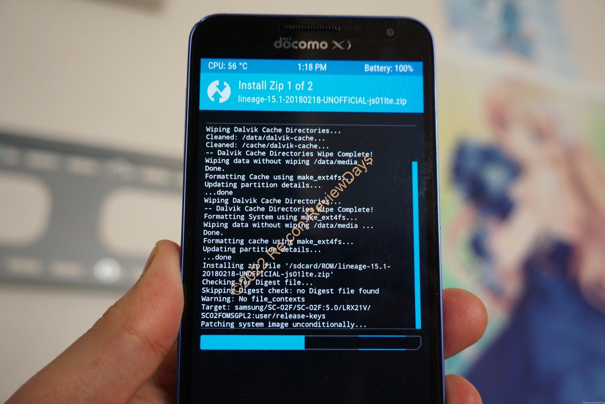 GALAXY J SC-02FにLineage OS 15.1 Android 8.1を焼く方法 #Samsung #SC02F #GALAXY #LineageOS