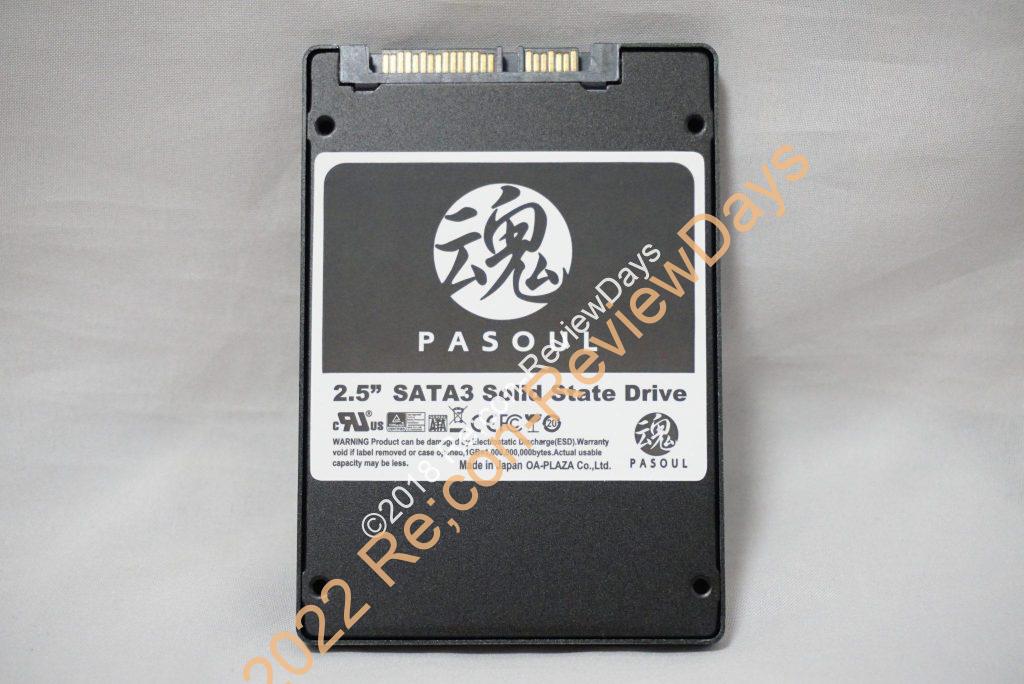 OA-PLAZA製の2.5インチ7mm厚のオリジナルブランド 480GB SSD「魂 PASOUL 480GB」のパフォーマンスをチェックする #SSD #自作PC
