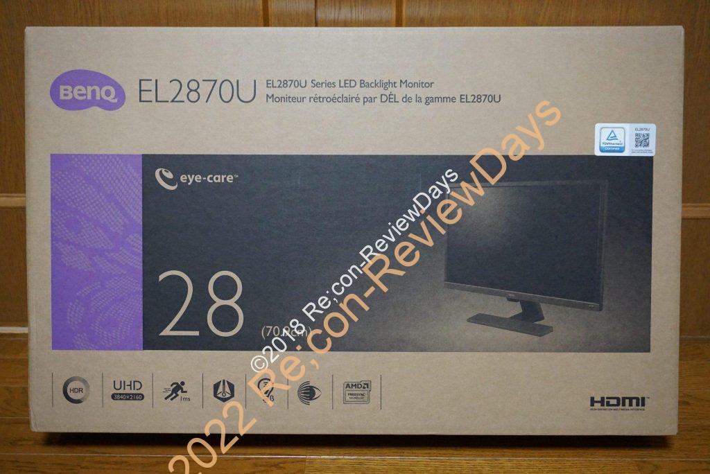 BenQ 27.9型の4K HDR対応ゲーミングディスプレイ「EL2870U」の使い勝手をチェックする #BenQ #4K2K #ディスプレイ #ゲーミング