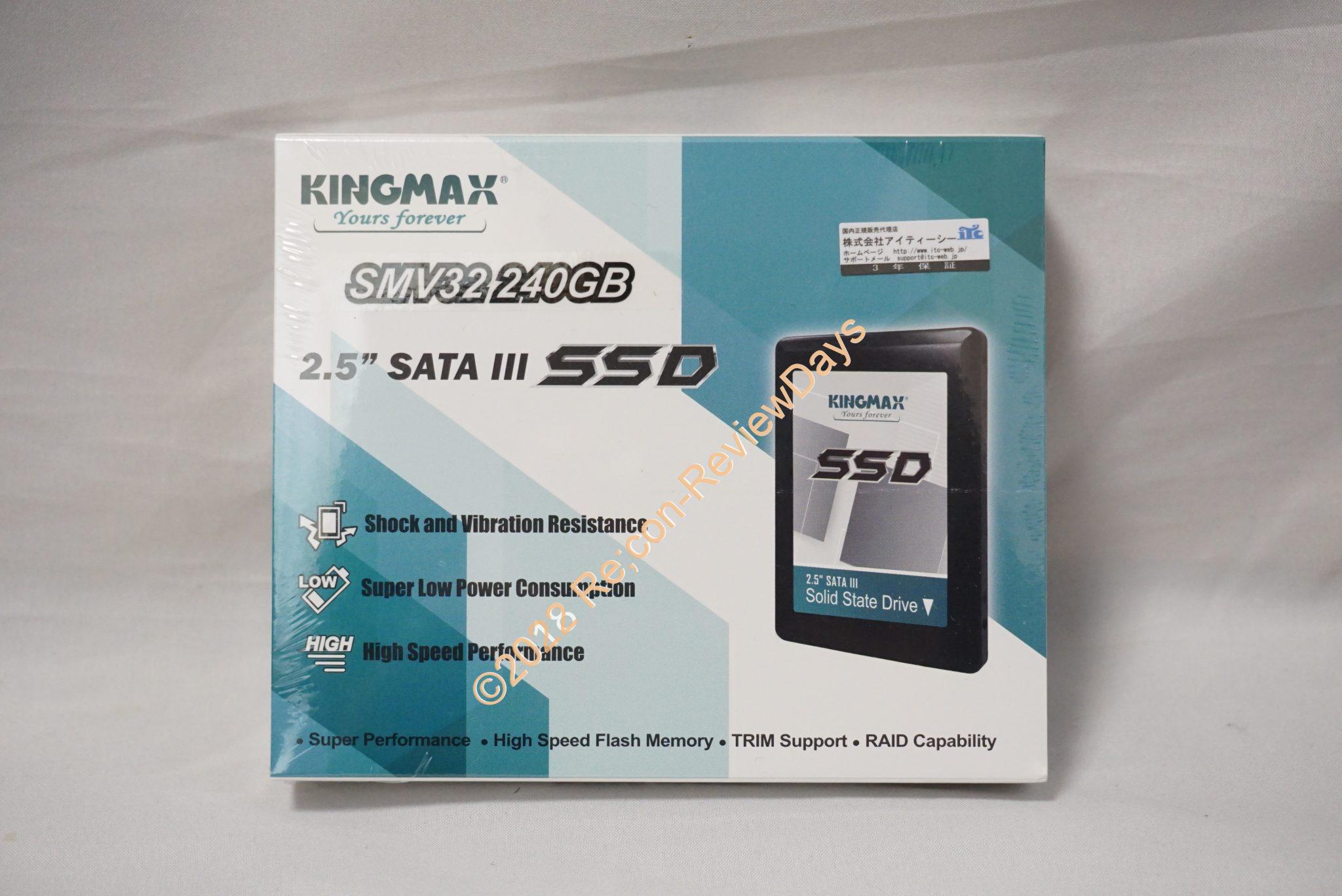 240GBで6,000円を切るKINGMAX製の2.5インチ7mm厚240GB SSD「KM240GSMV32」のパフォーマンスをチェックする #SSD #KINGMAX #自作PC