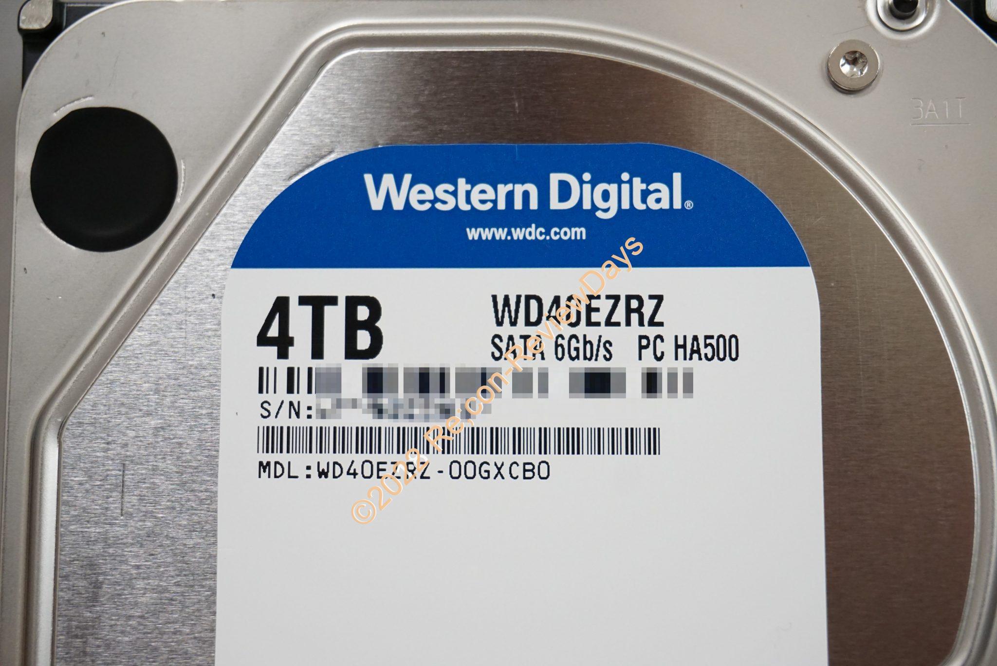 Western Digital 4TB HDD WD40EZRZ-00GXCB0(WD40EZRZ-RT2)のパフォーマンスをチェックする #HDD #WesternDigital