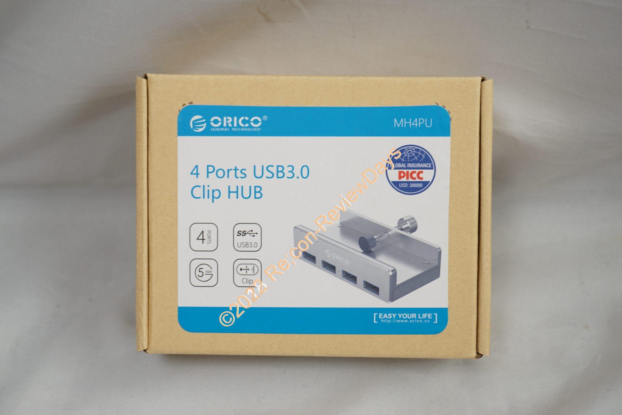 机に固定できるORICO製のUSB 3.0 4ポートハブ「MH4PU-SV」を検証する #USBハブ #USB #ORICO
