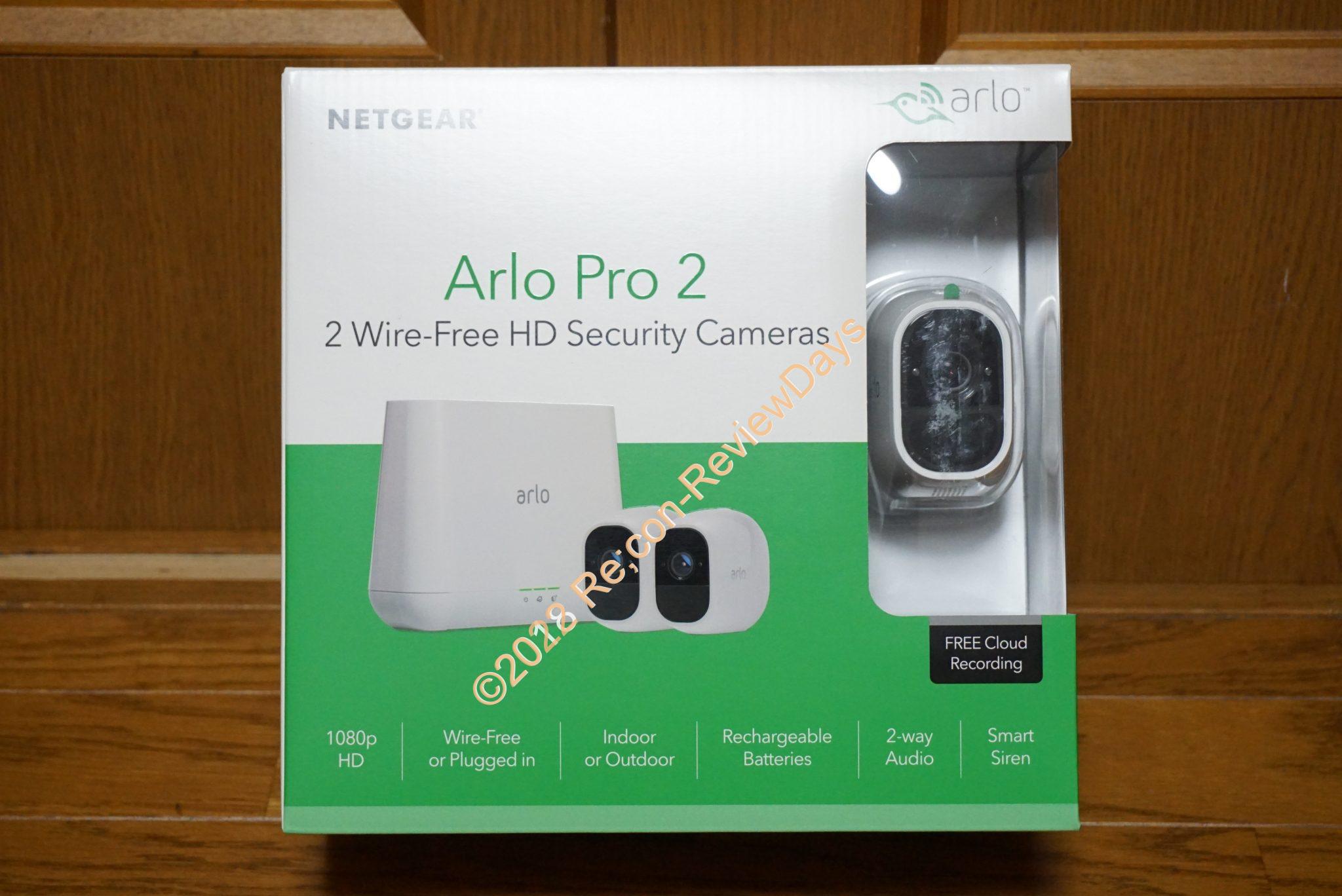 Arlo製のバッテリー内蔵の監視カメラ2台セットArlo Pro 2「VMS4230P-100JPS」の詳細をチェックする #Arlo #NETGEAR #監視カメラ #クラウド #テックウインド