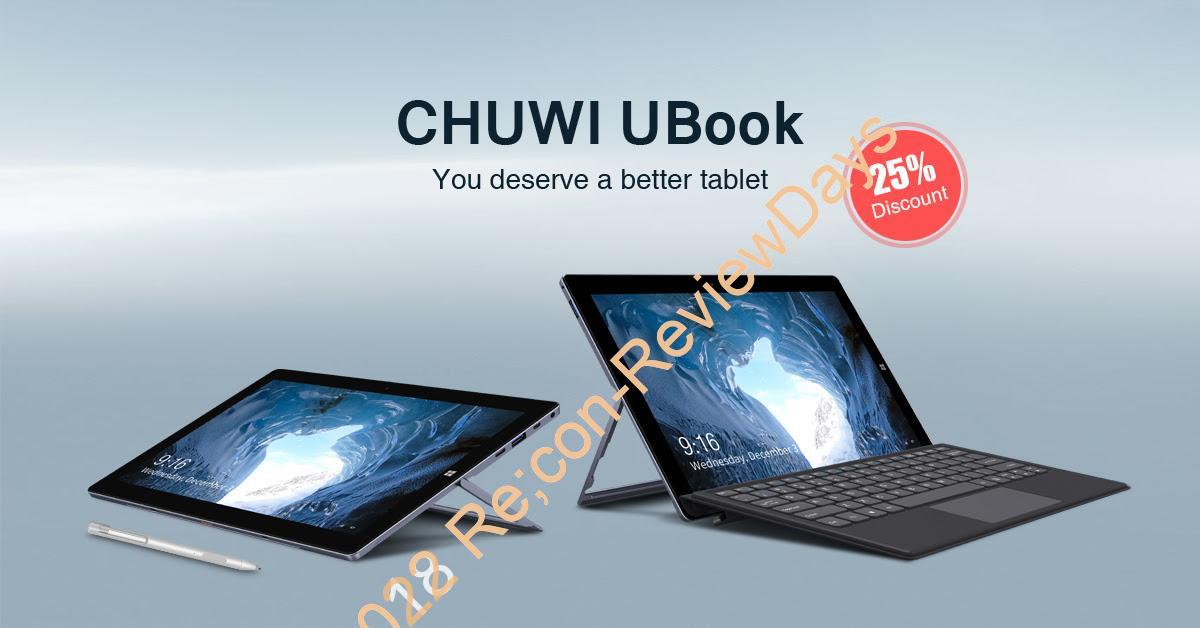 CHUWI製2in1 PC「UBook」のベンチマーク結果を公開 #CHUWI #UBook