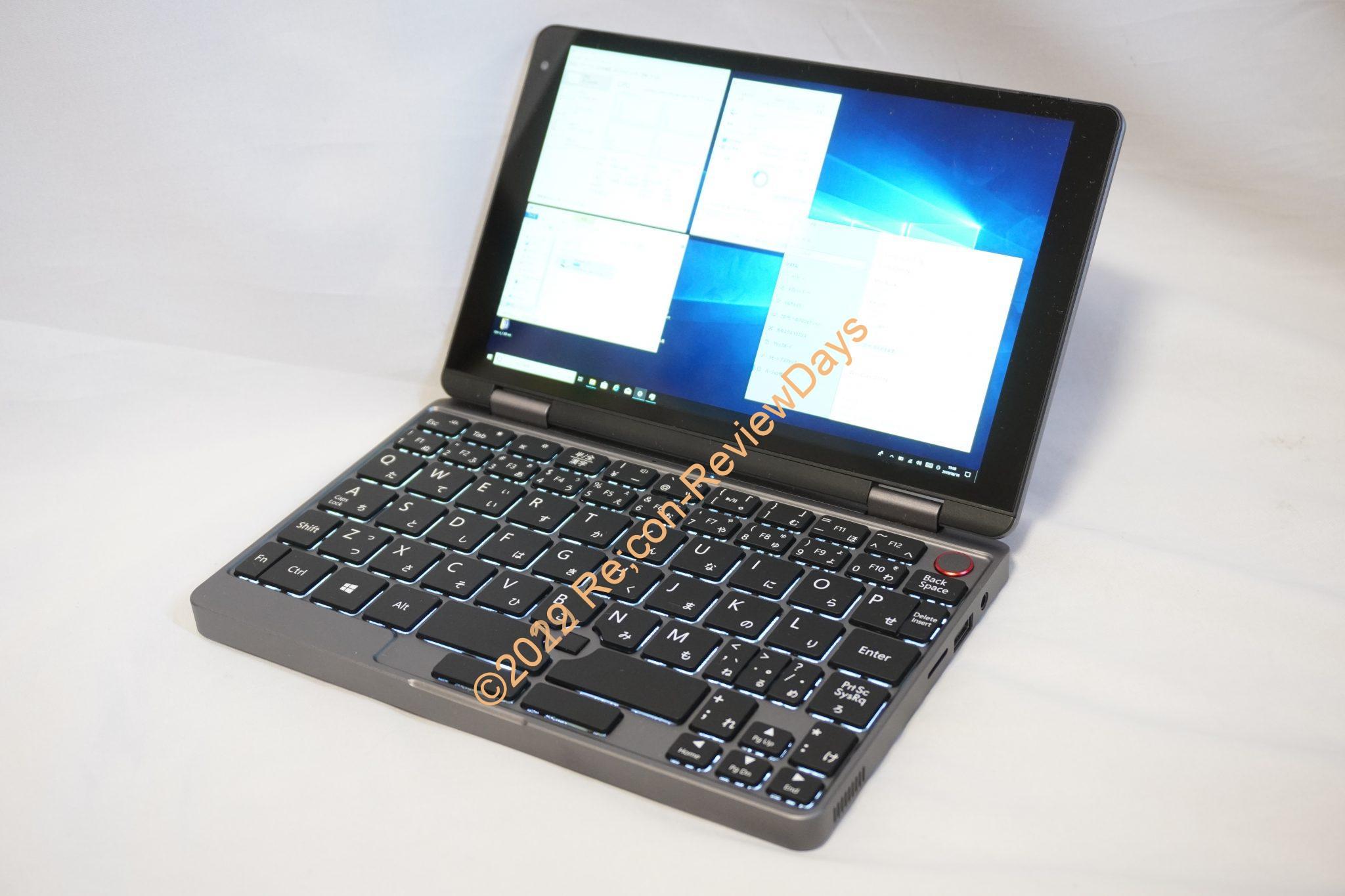 CHUWI MiniBook N4100モデルの量産前サンプルをチェックしていく #CHUWI #MiniBook #UMPC #INDIEGOGO #クラウドファンディング #レビュー