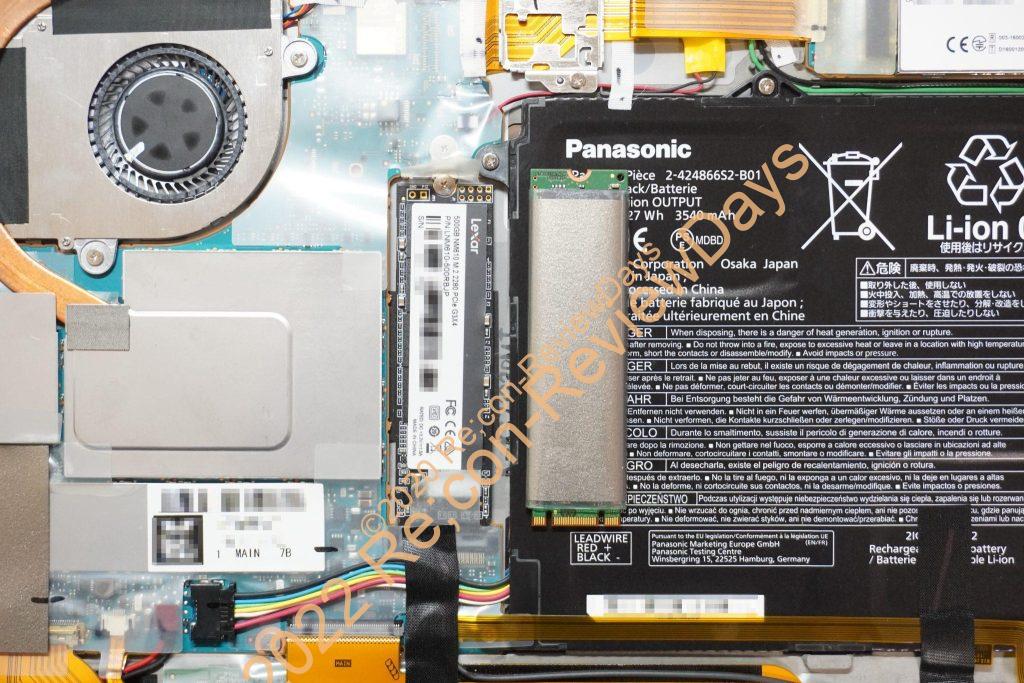 Panasonic Let’s note XZ6にNVMe対応のM.2 SSDは認識されるのか検証してみた