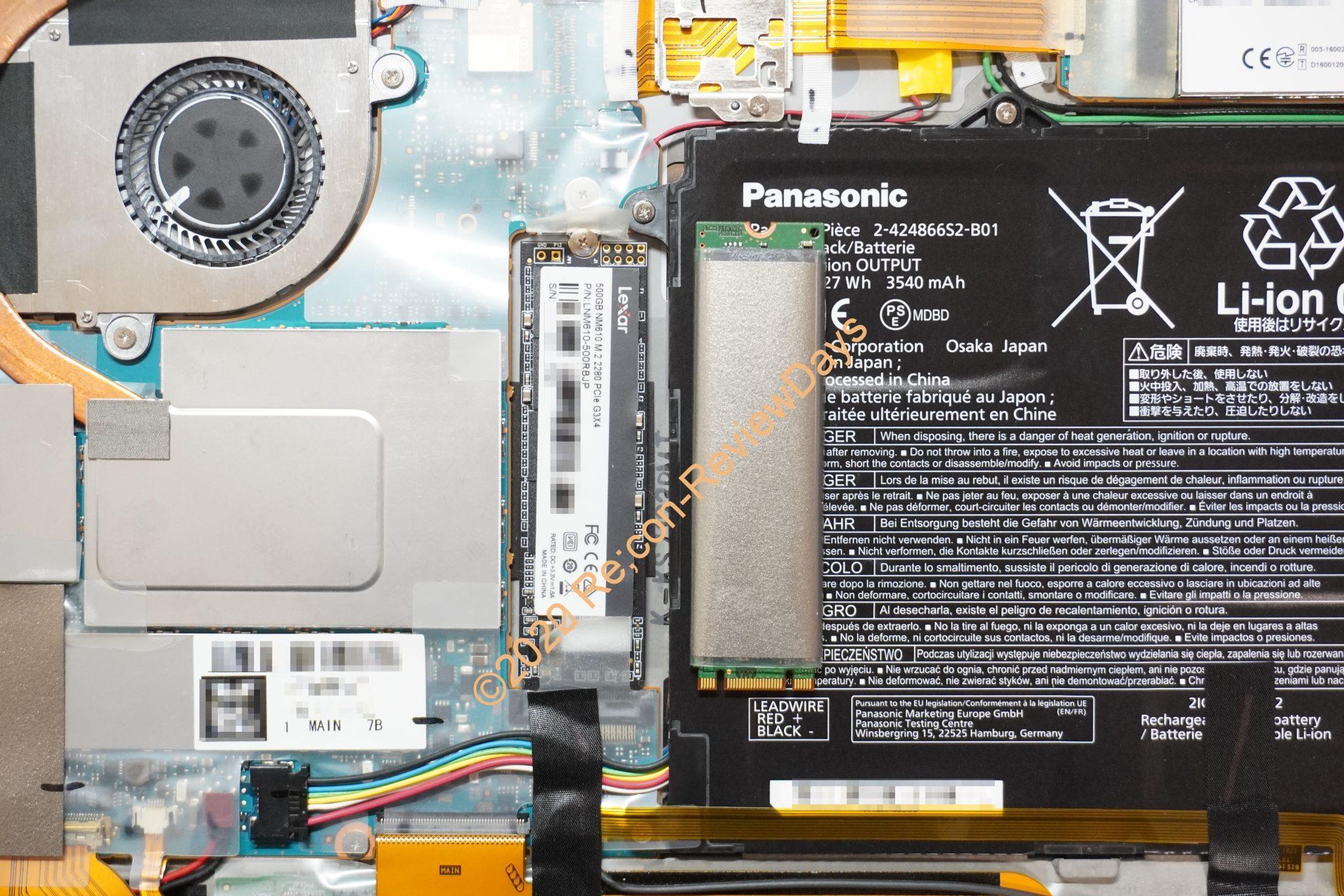 Panasonic Let's note XZ6にNVMe対応のM.2 SSDは認識されるのか検証してみた #Panasonic #XZ6 #