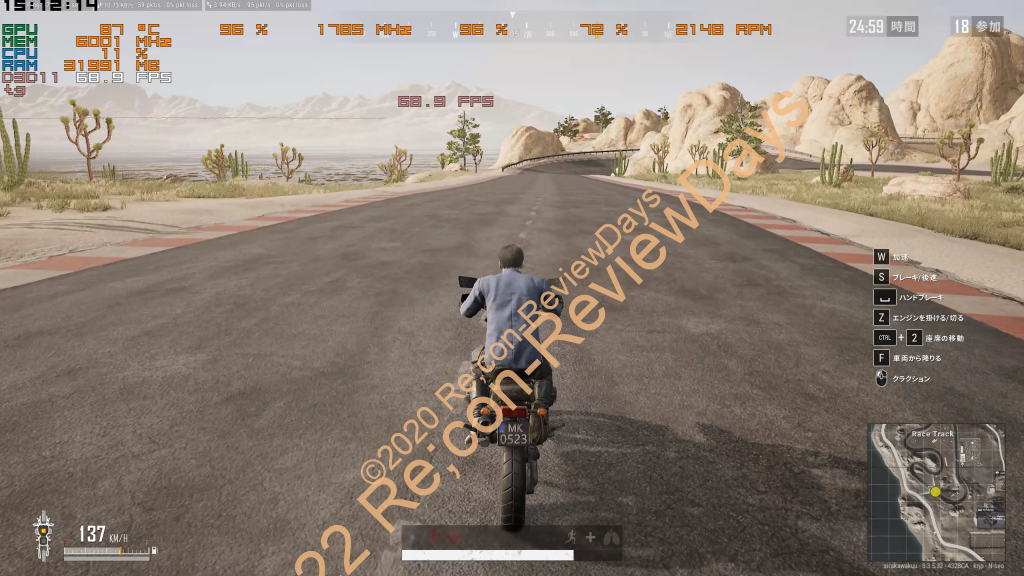 PUBGでGeForce GTX 1660TiにWQHD 144Hz All Ultra設定で144FPSは安定して出ない #NVIDIA  #PUBG #1660Ti #GeForce