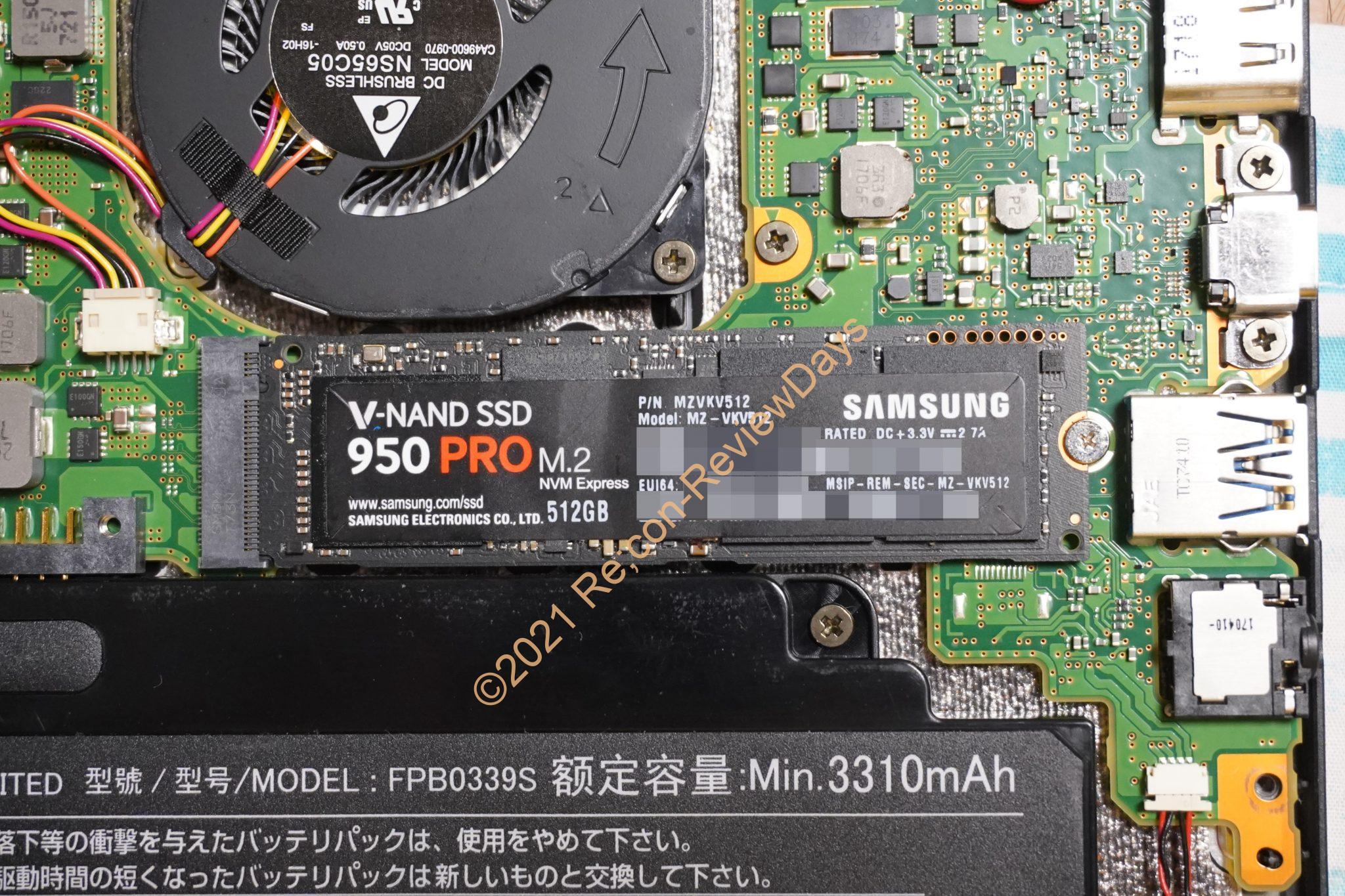 富士通製のLIFEBOOK UH75/B1 FMVU75B1RのM.2スロットはNVMe SSDに非対応 #富士通 #Fujitsu #LIFEBOOK #SSD