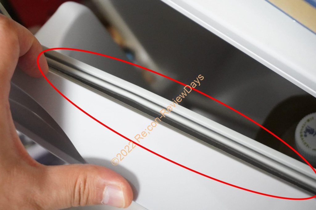 冷蔵庫のゴムパッキン破損により冷凍室に霜が付きやすくなってしまった #冷蔵庫