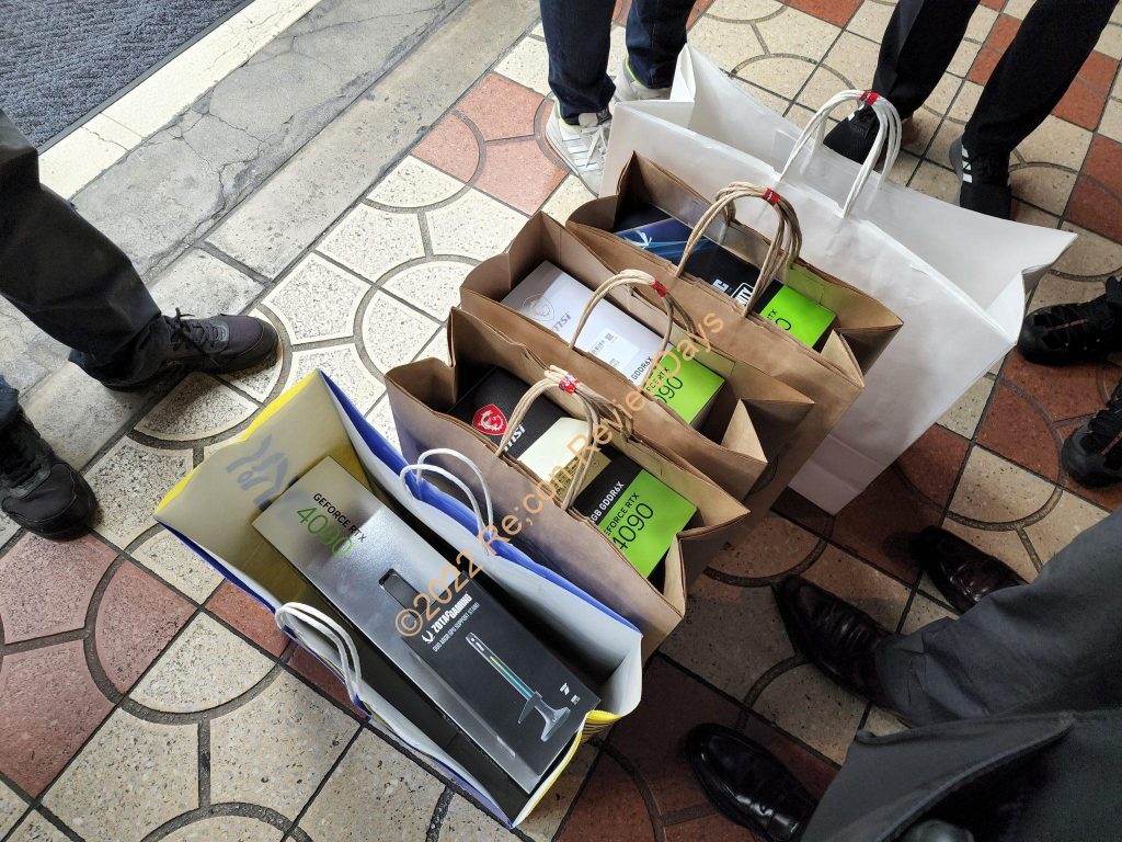 パソコン工房 大阪日本橋店で開催されたGeForce RTX 4090 夜間販売に参加してきました