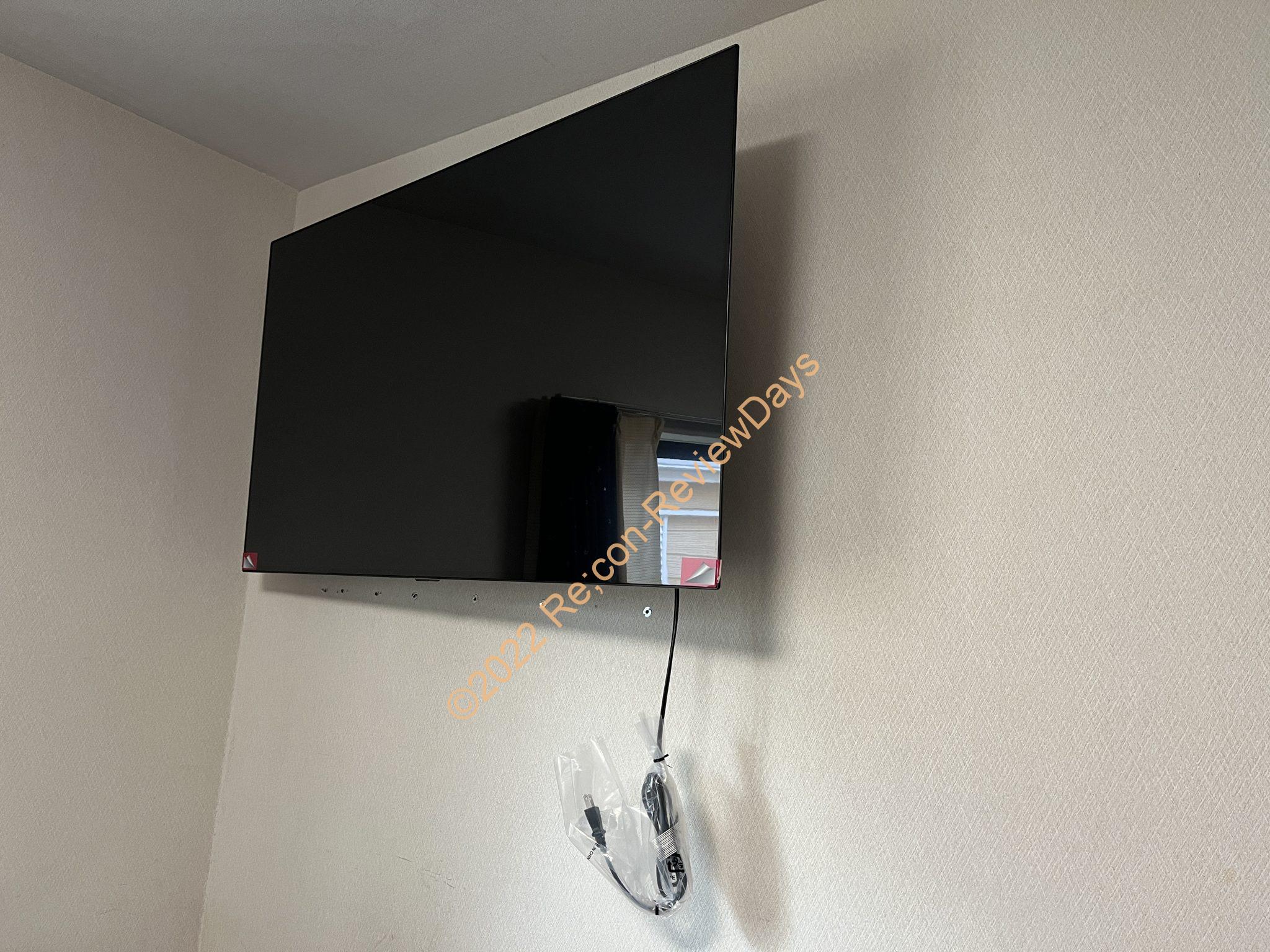 LG製の48インチ有機ELテレビ「OLED48C1PJB」の壁掛け用金具「PL2432-07」を購入、取り付けしてみました #LG #OLED48C1PJB #壁掛け #Amazon