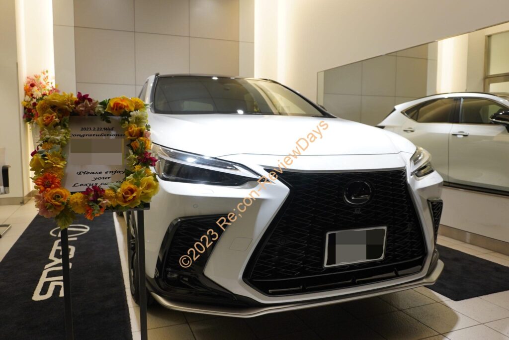 LEXUS NX350h F SPORT AWDが納車されました