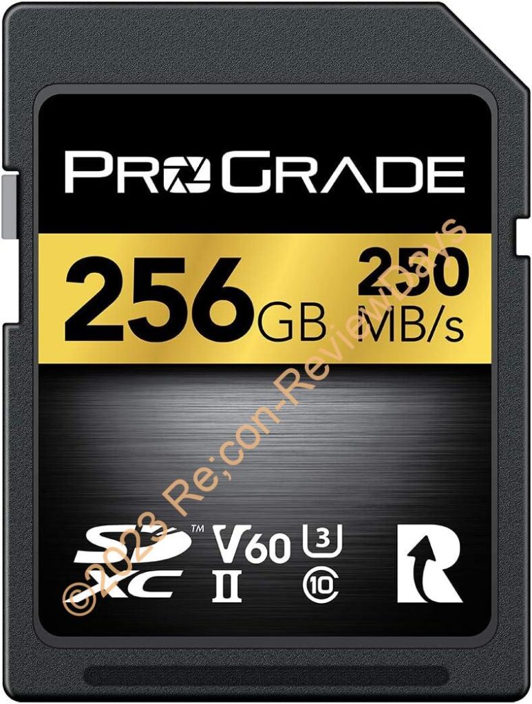 ProGrade Digital製のUHS-II対応256GB SDXCカード「PGSD256GBKJP」で「メモリーカードへの書き込みが正常に終了しませんでした」と言う表示が発生中