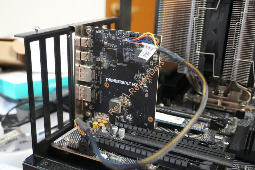 ASRock製のX670E PG LightningにMSI製のThunderbolt 3用カード「THUNDERBOLT M3」を挿して動作検証を行ってみた