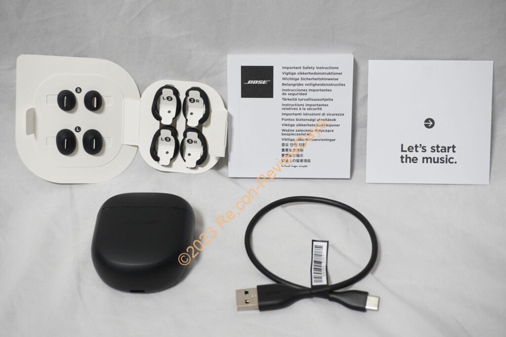 BOSE製「QuietComfort Earbuds II」の右耳側が歩く振動で「コトコト」と異音が鳴るようになった