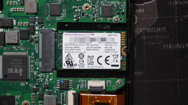 ドスパラ THIRDWAVE Raytrek DG-D10IWP2にM.2 2242 NVMe SSDが認識するのか検証してみた