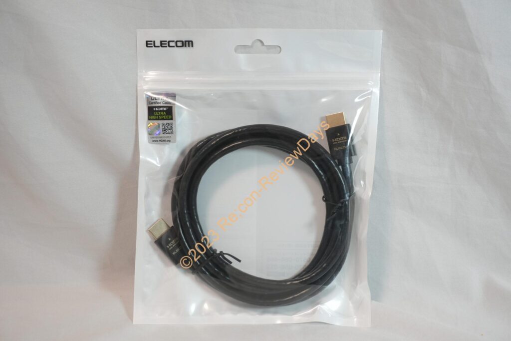 ELECOM製のHDMI 2.1対応のHDMIケーブルが15％引きで特価で販売中