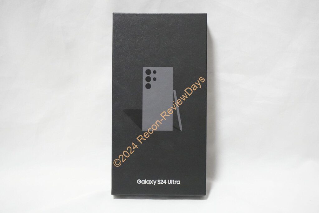 Samsung Galaxy S24 Ultra SM-S928Q 512GB Titanium Blackの外観レビュー