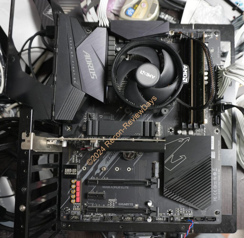 ジャンク扱いで買ってきたRyzen 7 5700XとB550 AORUS ELITEの動作確認をする