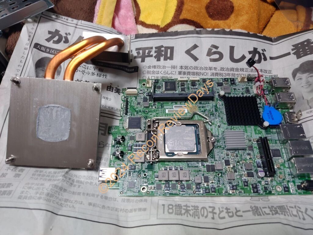 IO-DATA製のNAS「HDL2-Z19SI3A-4」のCPUをCore i3-8100Tからi5-8500Tに交換する