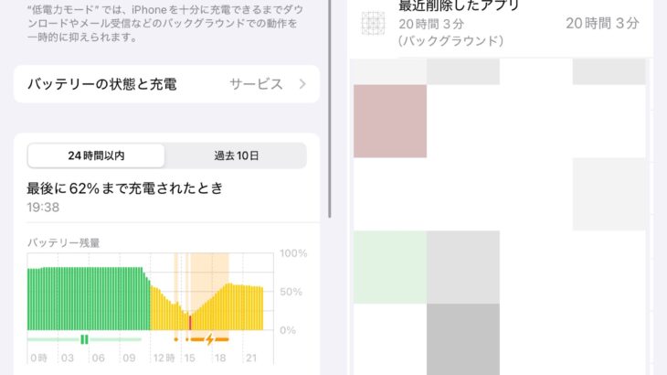 iOS 18にアップデート後「Miles(マイルズ)」が電池を馬鹿食いしていました