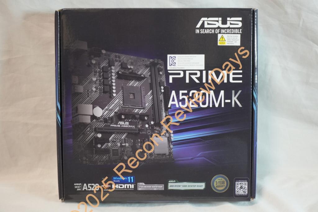 ASUS製のSocket AM4用Micro-ATXマザーボード「PRIME A520M-K」をレビューする