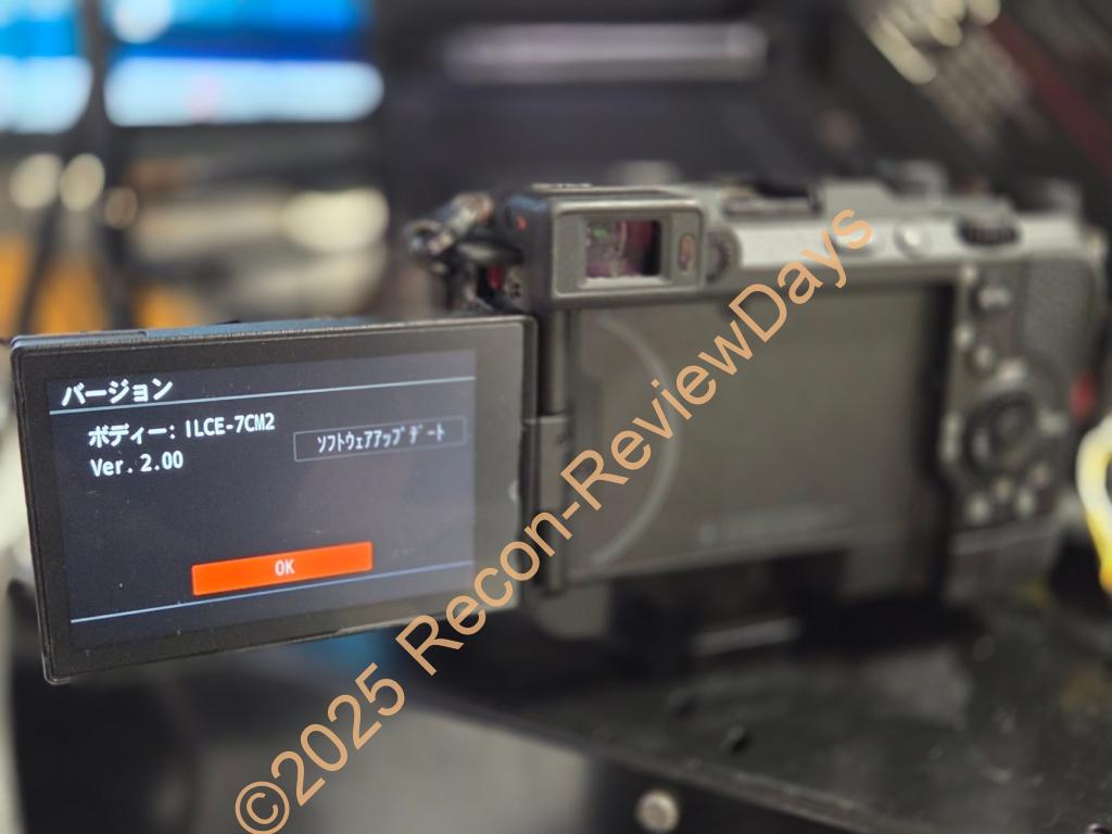 SONY a7C II ILCE-7CM2のソフトウェアVer. 2.00が公開、アップデートしてみた