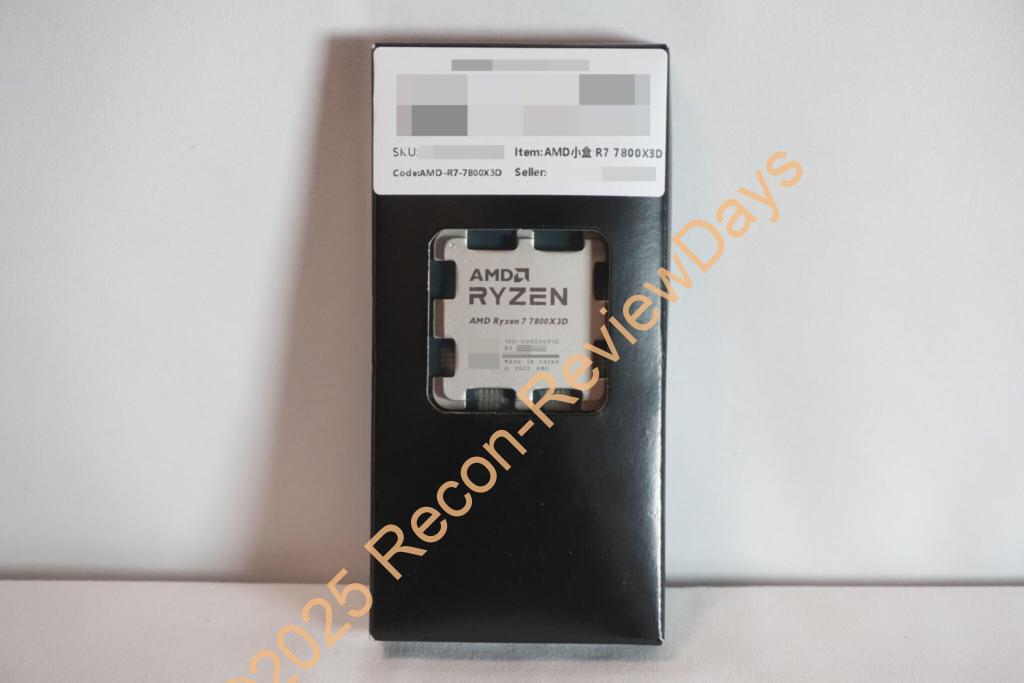 AMD Ryzen 7 7800X3Dを別のお店で再購入しました
