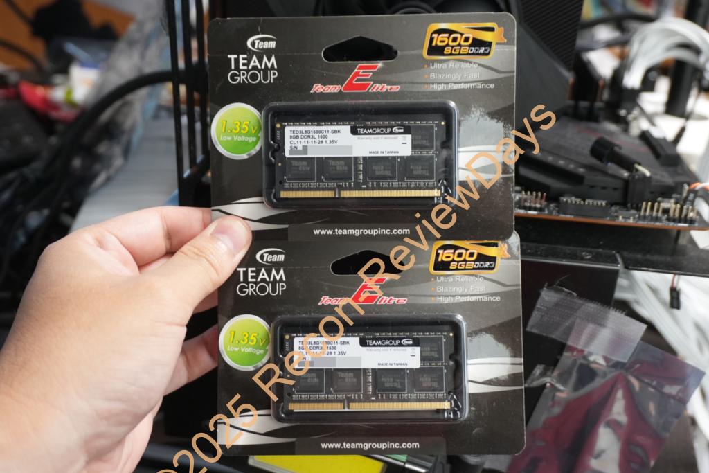 Panasonic Let’s note J10用にTeam製のDDR3L-1600 SODIMM 計16GBメモリを購入、動作確認してみた