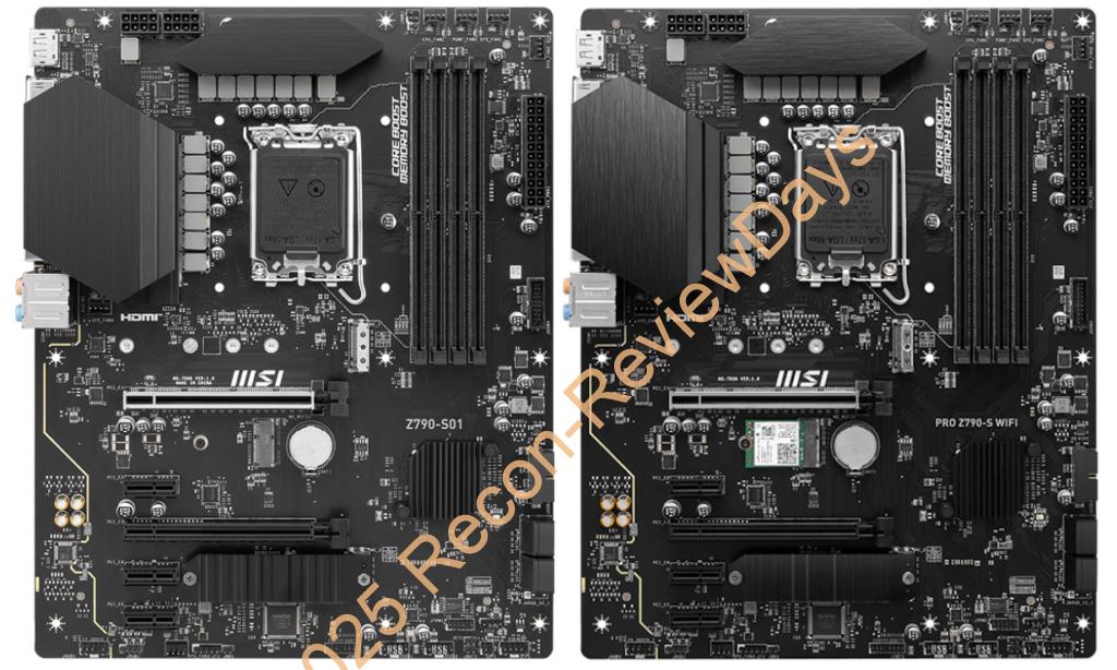 組み込み用のMSI製マザーボード「Z790-S01」は「PRO Z790-WIFI」のWi-Fi非搭載版とも言える