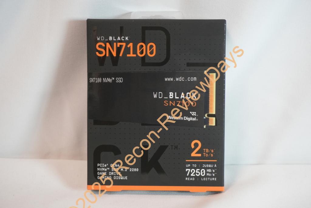 Western Digital WD Black SN7100 2TBモデル「WDS200T4X0E」の簡単なレビュー