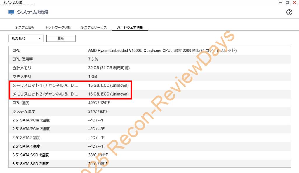 QNAP TS-h973AXのメモリの増設方法に関して