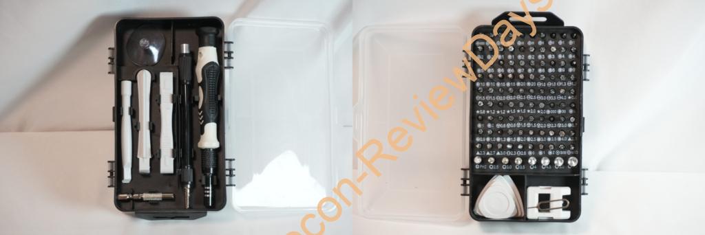 Amazon Haulで注文していた115 in 1の85円精密ドライバーセットが到着