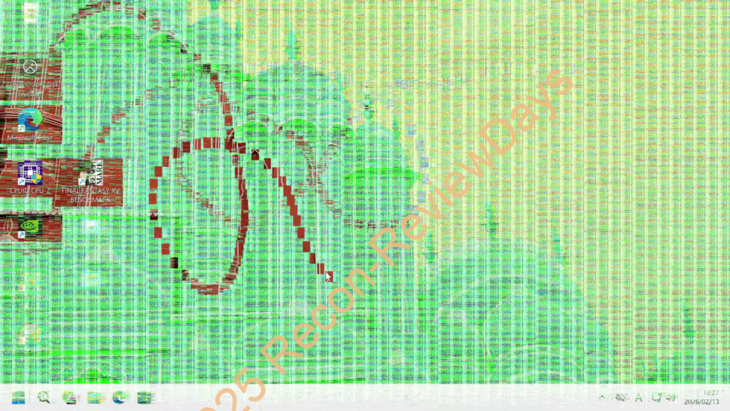 NVIDIA GeForce RTX 5070 12GBのVRAMがお亡くなりになったのか、描画が常に荒れている感じに #NVIDIA #描画荒れ