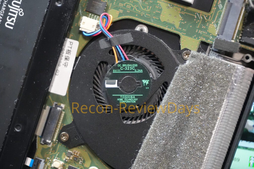 LIFEBOOK U9312のCPUファン「C-323C」が故障してしまったので保守パーツを探す #LIFEBOOK #U9312
