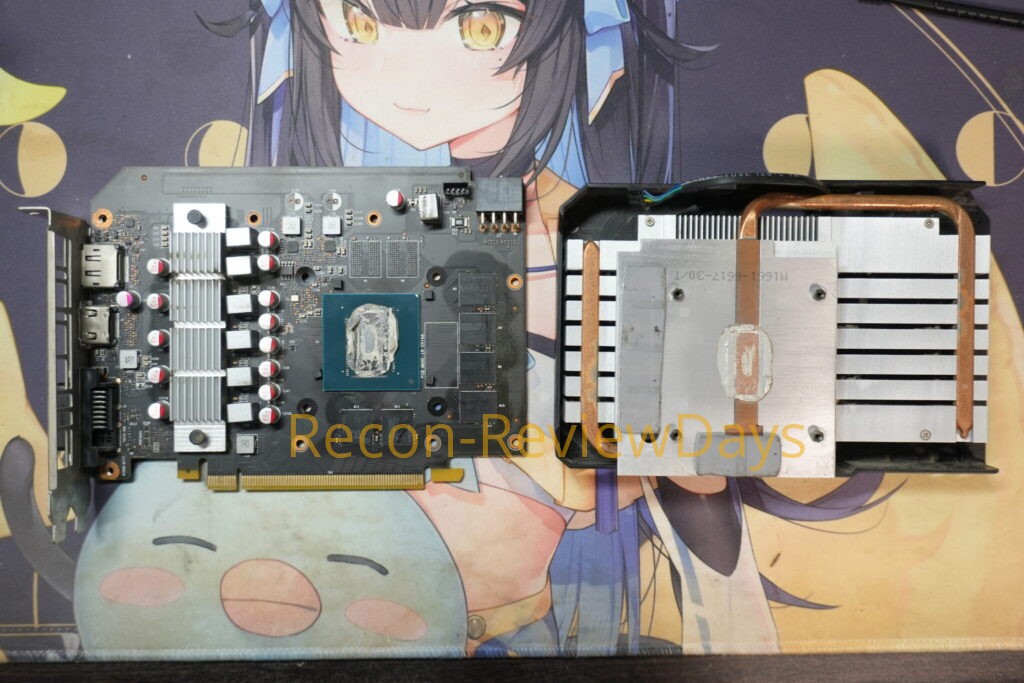 MSI GeForce GTX 1660 SUPER AERO ITX OCを分解、清掃する